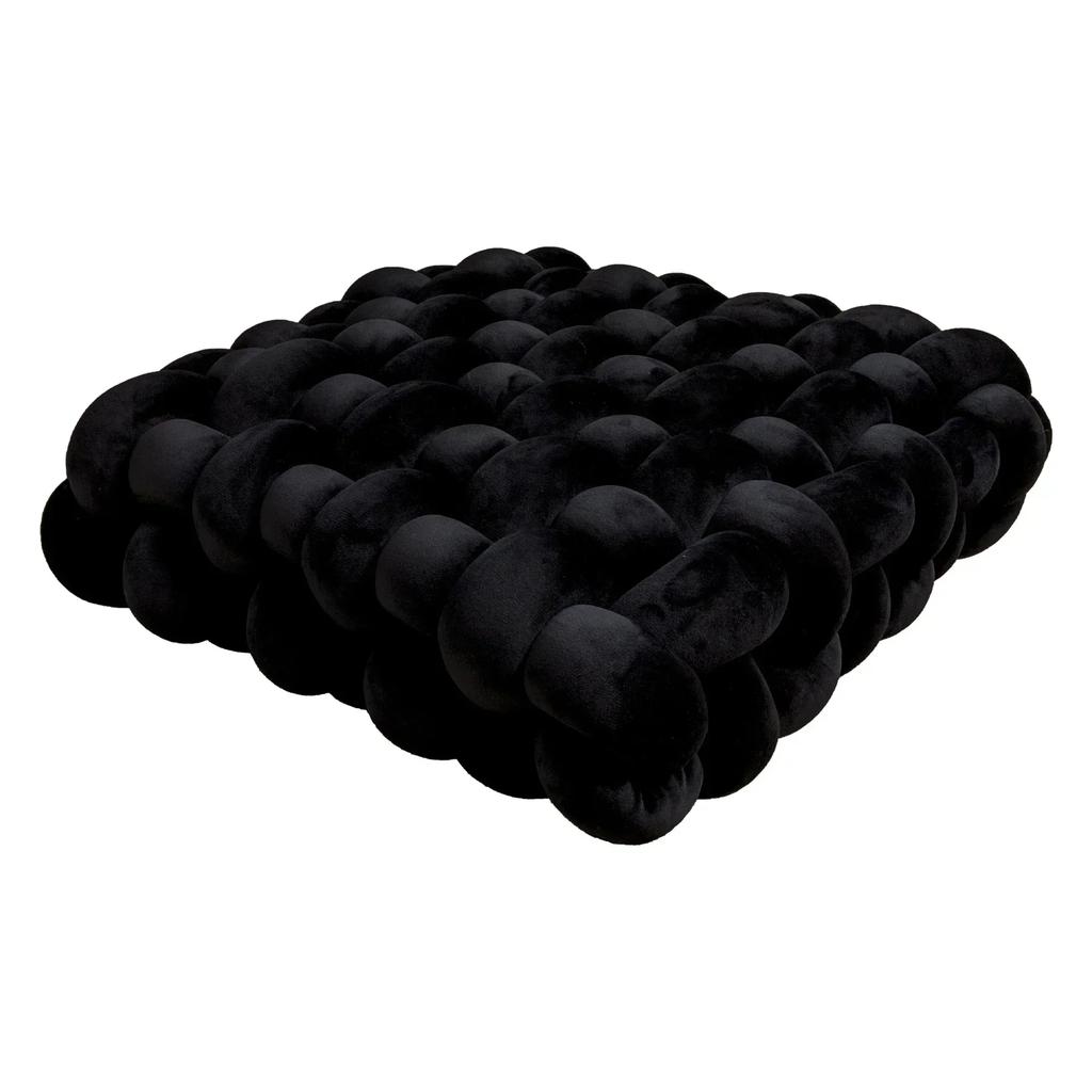 Knotted Square Cushion Nordic Aesthetic Stuffed Pillow Office Chair Decorative Plush Pillow Sleeping Back Knot Hand-made Cushion
