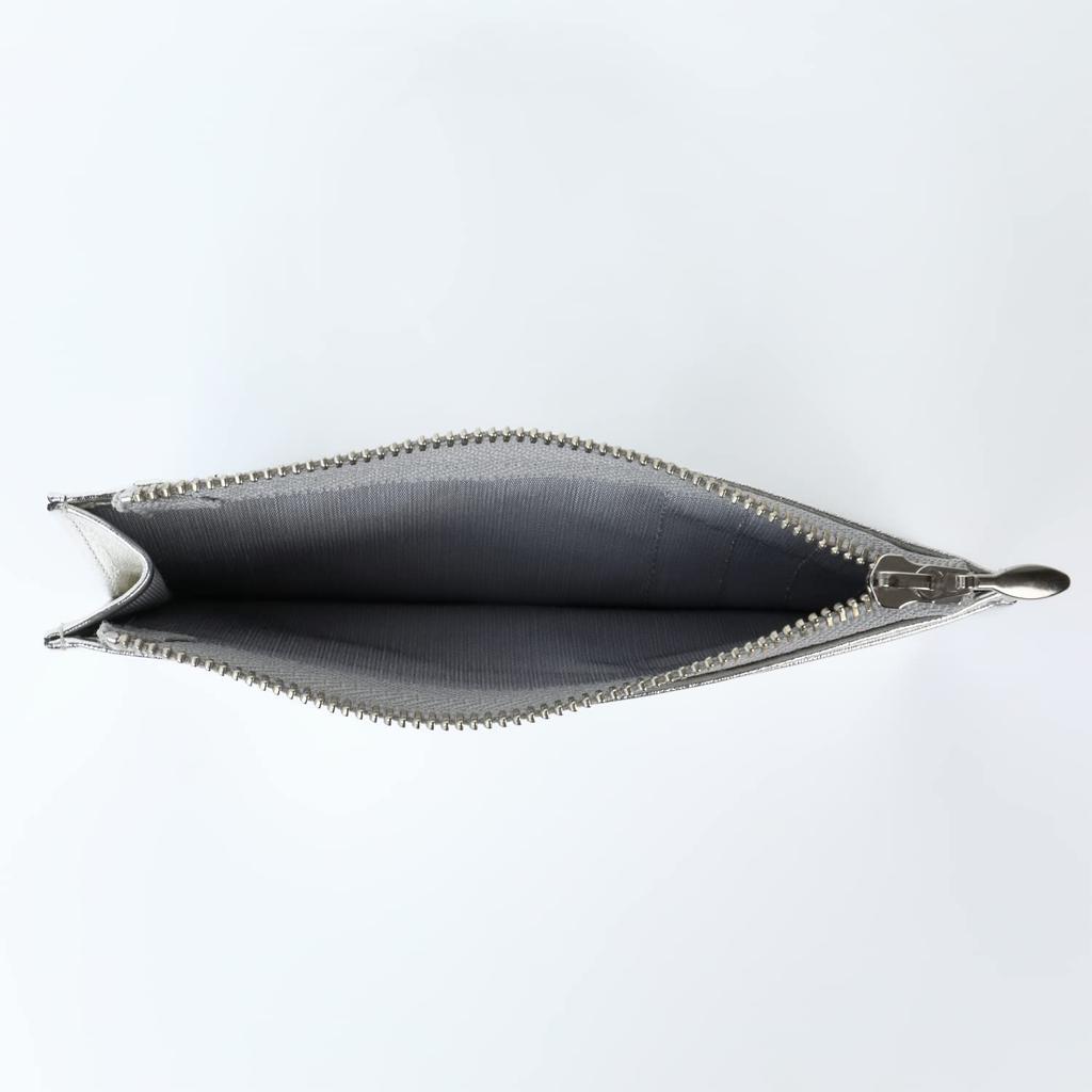 AND Card Case Fragment Case Genuine Leather Cashless Present IC Card Pass Case Watermelon [JULLY SHUSHU] EM-CC (Silver)