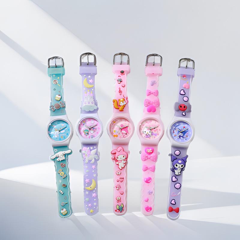 Adorable Sanrio Kids' Quartz Watch - Cartoon Design for Boys & Girls