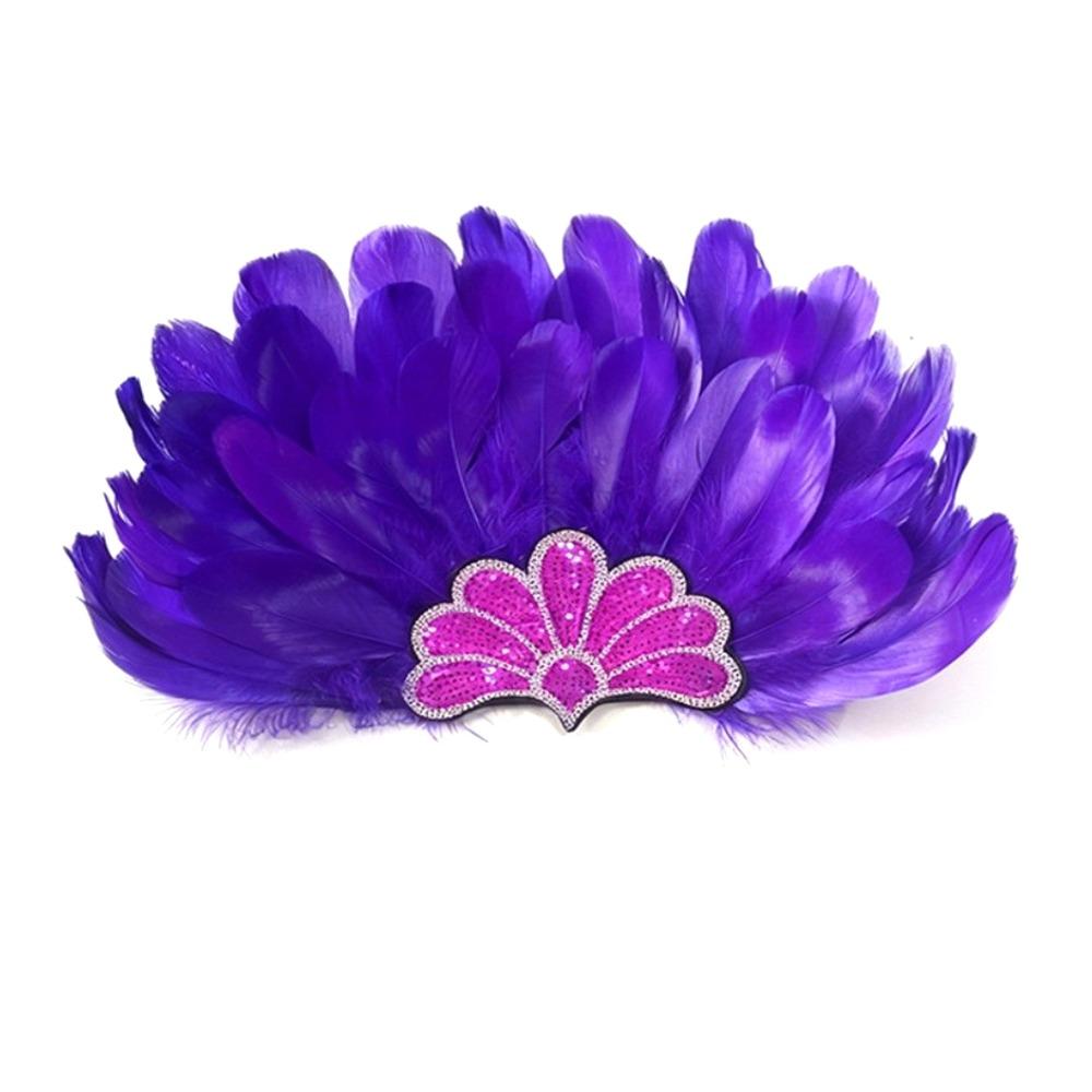 Brazilian Carnival Feather Headpiece Stage Performance Feather Headdress  Hawaiian Party Accessory
