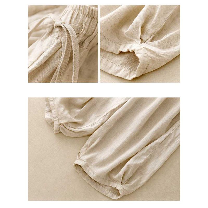 Lantern Pants Women's Lace Up Loose Casual Pants