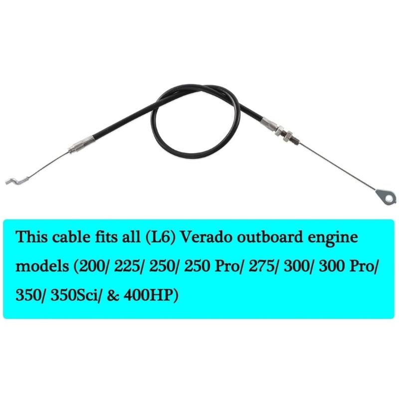889694 Lower Cowl Latch Cable 8M0080491 8M0153958 Cowling Cable for Verado 225 250 250 Pro 275 Outboard Cable