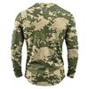 Herren Tarnung Langarmshirt Lässig für den Alltag