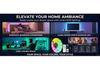 12V RGB Bluetooth 5050 LED Strip Light Set, 44-Key Remote & App Music Sync, Seven-Color Atmosphere Lighting for Bedroom