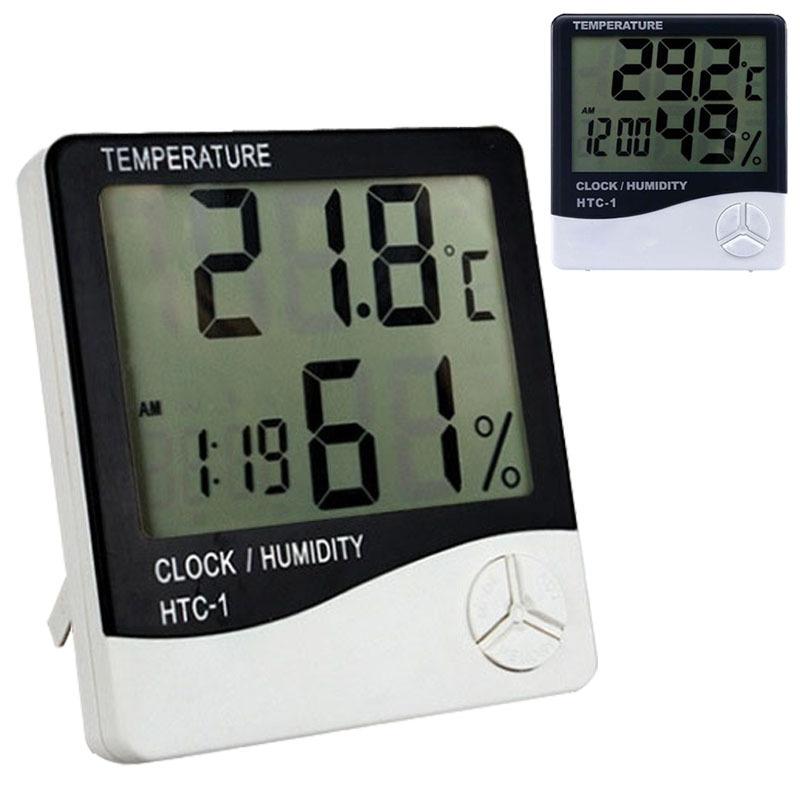 Large-screen Home Temperature and Humidity Meter High-precision Indoor Electronic Thermometer Desktop Alarm Clock