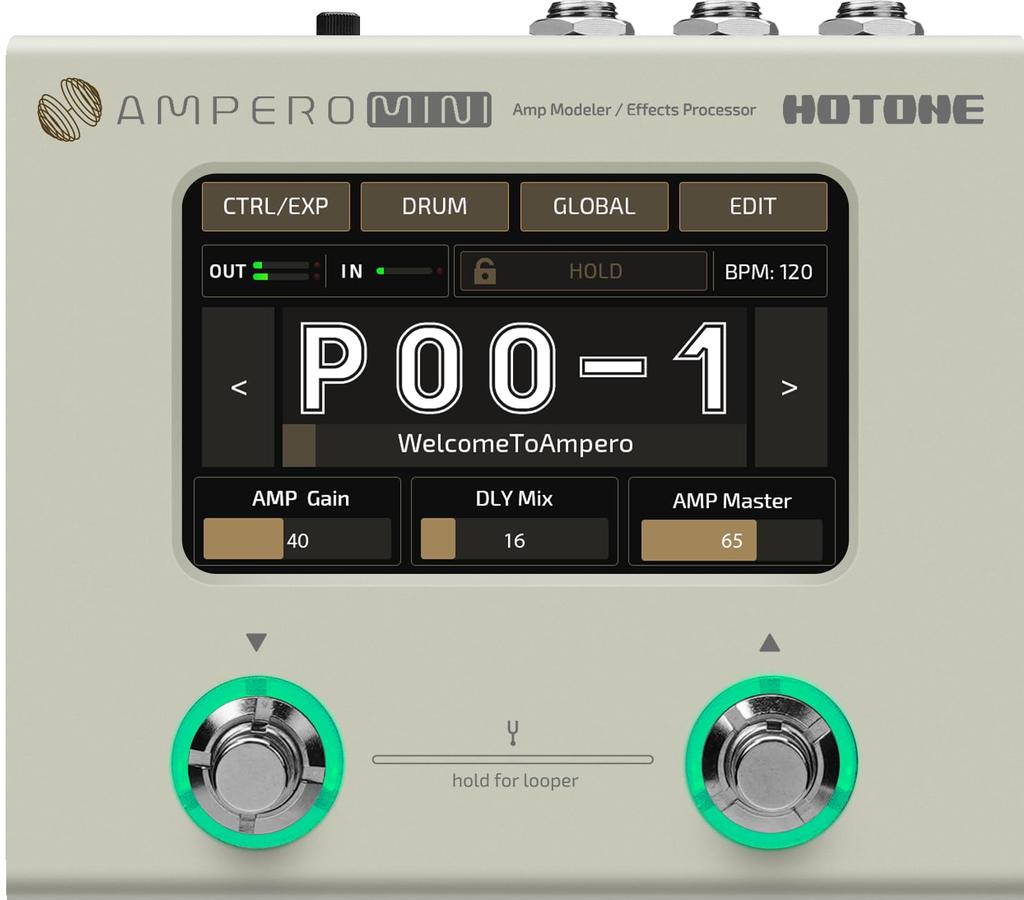 HOTONE Multi Effector AMPERO Mini (Regular Edition)