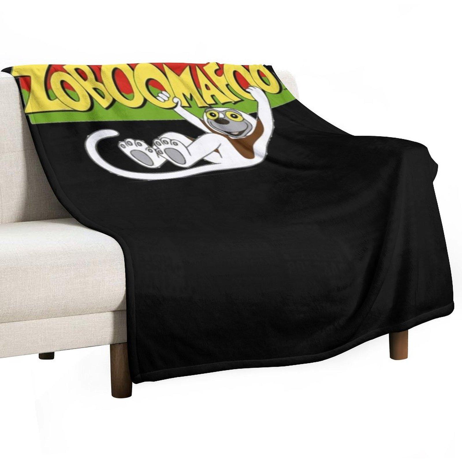 zoboomafoo  logo Throw Blanket Thin Cute Plaid Sofas Sofa Blankets 30x40in