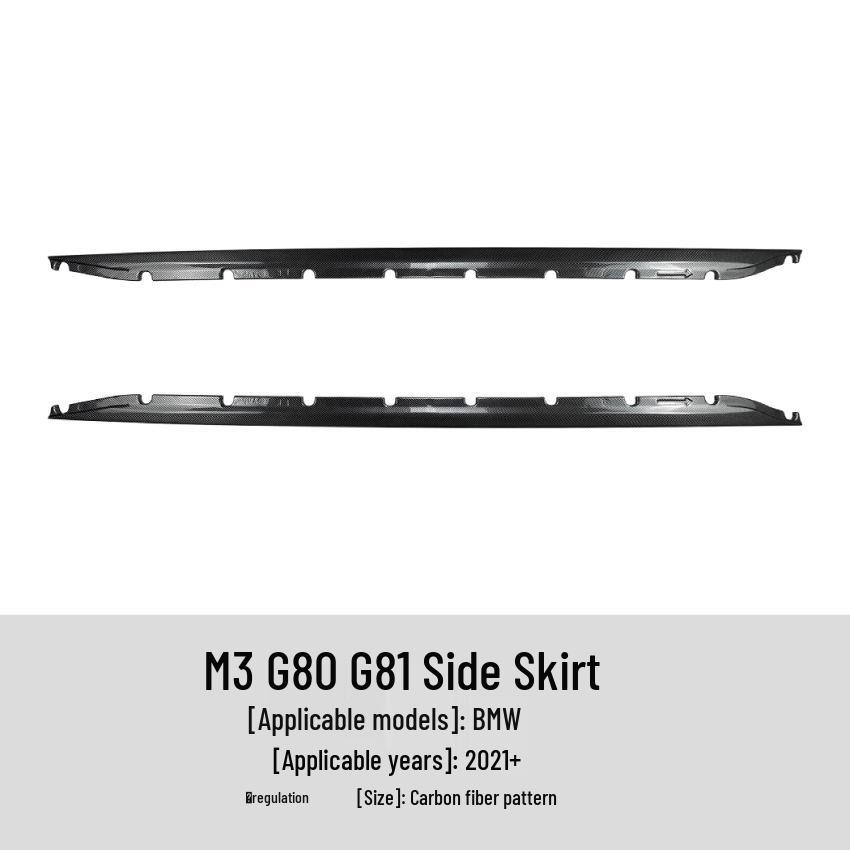 BMW M3 G80/G81 MP Style Side Skirt Diffuser Kit (2021+)