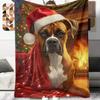 1Pc Cartoon Print Flannel Blanket, High Quality Comfortable for All Seasons, Home Decor, Warmth and Comfort, Perfect for Christmas Birthday Gift