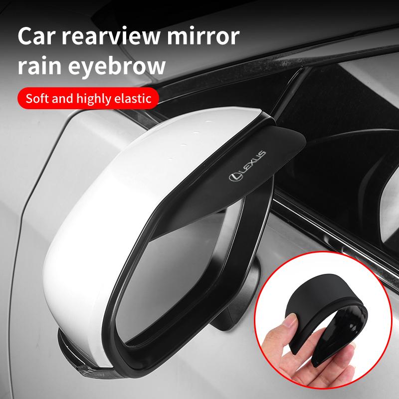 Car Mirror Pastetype Rain Eyebrow Cover Auto Accessoriess For Lexus CT ES GS NX IS250 CT200h IS300h ES300h RX400h NX300h IS200