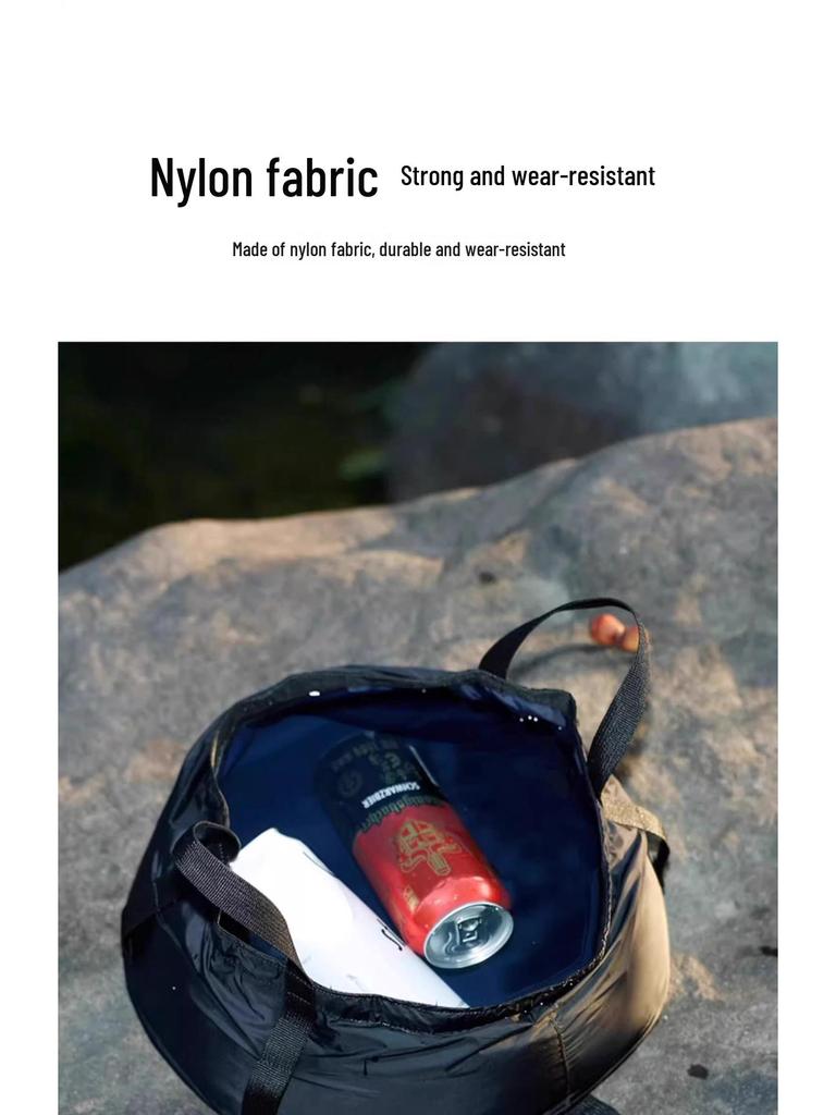 Tuban Travel Outdoor Portable Folding Basin for Foot and Face Washing