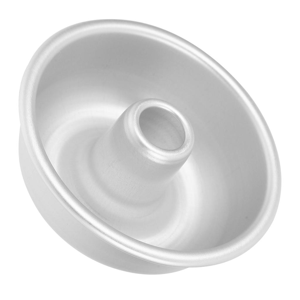 Cake Pan Mold Donut Flat Baking Mini Angel Food Silver Aluminum Alloy for Kitchen