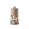 Wooden Base Santa Claus Towel Stand Acrylic Roll Paper Towel Holder Tissue Stand  Dining Table
