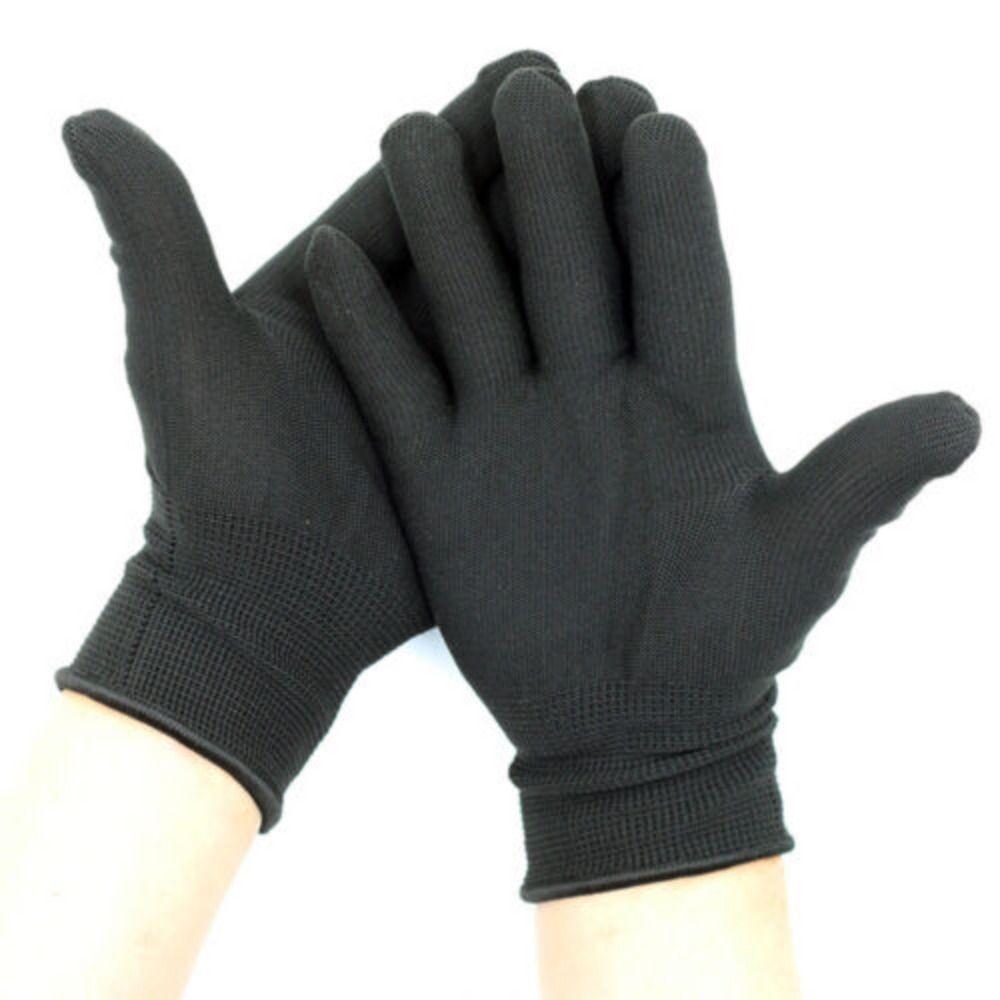 6 Pairs Universal Elastic Full Finger Hand Protection Safety Gloves Work Gloves Protection Gloves