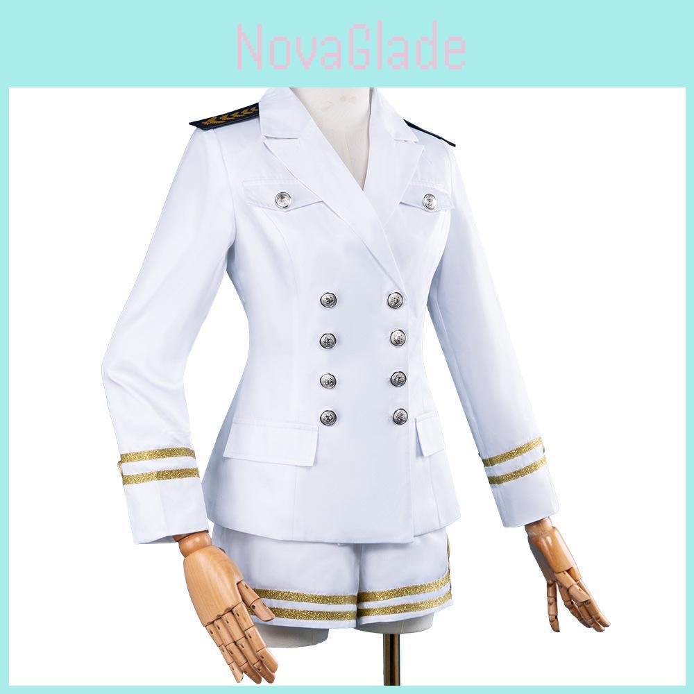 Jang Wonyoung Dancewear Cosplay Uniform With Doublebreasted Design For Costume Parties