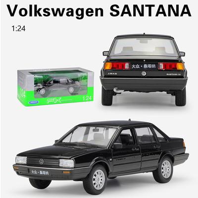 Welly 1:24 Scale VW Santana Alloy Car Model Diecasts Metal Toy Vehicles Car Model High Simulation Collection Childrens Gifts