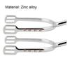 2pcs Silver Chrome Plated Spurs Aluminum Alloy Narrow Spurs Durable Zinc Alloy Spurs  For Women