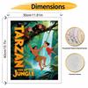 Disney Tarzan Jungle Adventure Handmade Diy Oil Painting Digital Painting Kit Home Living Room Entrance Decoration Hanging Painting