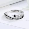 European & American Minimalist White Diamond Star Zircon Ring - Hot Selling Jewelry