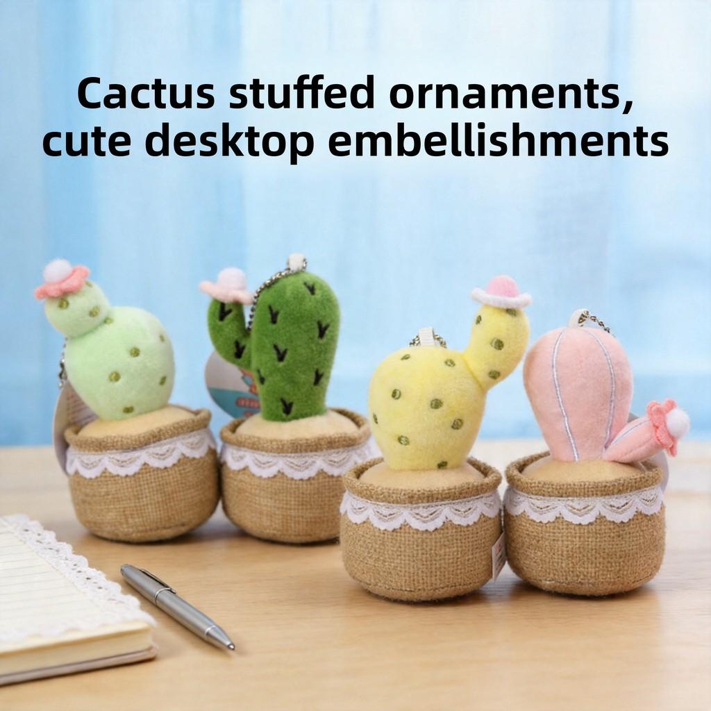 Bambola Cactus di Peluche con Imbottitura in Cotone PP per Decorazioni per la Casa e Accessori per Zaino