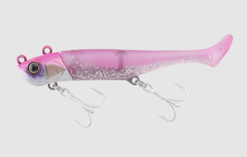 Jackall Big Backer Wagshad 22 grams 90 mm Sinking Lure Pink Silver (5440)