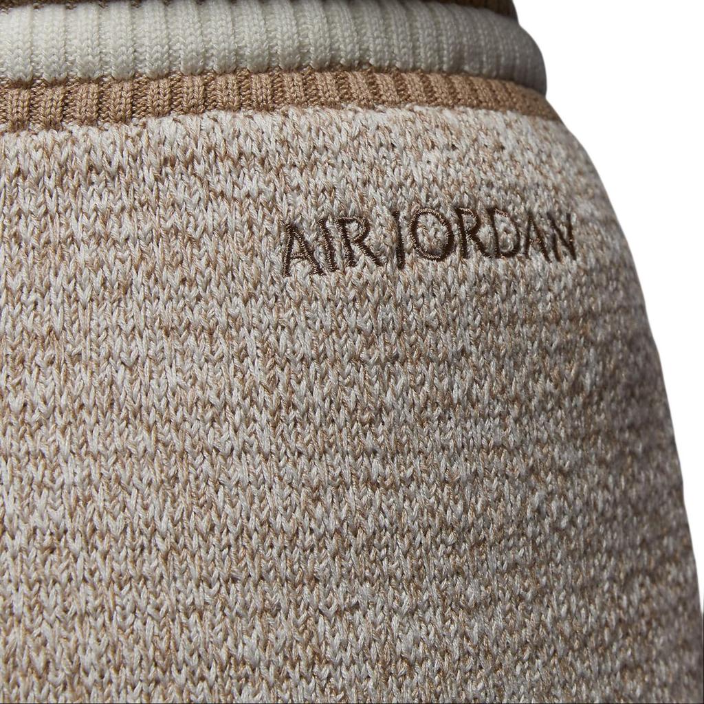 Jordan J Air Jrd Shorts de Malha Simples Confortáveis Shorts Esportivos Shorts Femininos Bege FV7117133