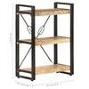 VidaXL Bibliothèque à 3 niveaux 60x30x80 cm Bois de manguier massif