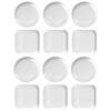 2 Set Adhesive Door Stoppers Transparent Soft Silicone Wall Protectors To Prevent Impact Scratches On Door And Wall