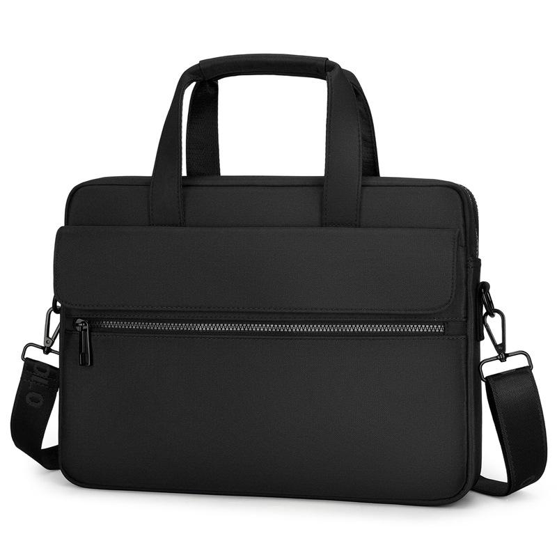 Men's Casual Oxford Multi-Layer Travel Briefcase - Large Capacity Laptop & Business Handbag