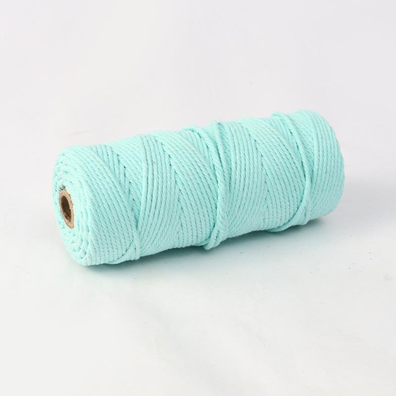 4mm 300m Colored Hand-Woven Cotton Rope for DIY Tapestry and Ornaments