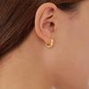 Pendientes Cuff Cuadrados de Plata de Ley 925 - Diseño Geométrico Minimalista para Mujer