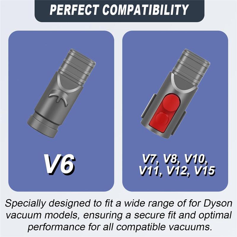 A78E-Trocknerrohr-Reinigungsset für Dyson V6 V7 V8 V10 V11 V12 V15 Gen5 Staubsauger Extra lange Flachdüse Verlängerung