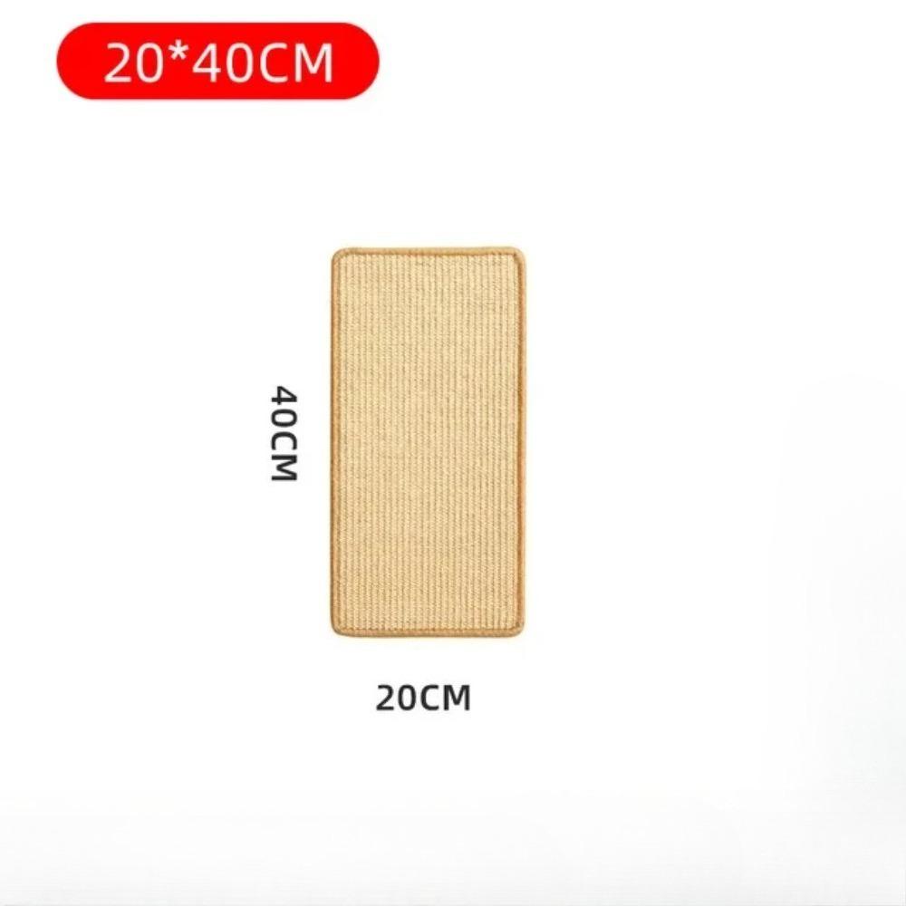

Cat Sisal Hemp Scratcher Board Wall Pad, Furniture Protective Scratching Post Design, For Cats Paw Training & Claw Grinding