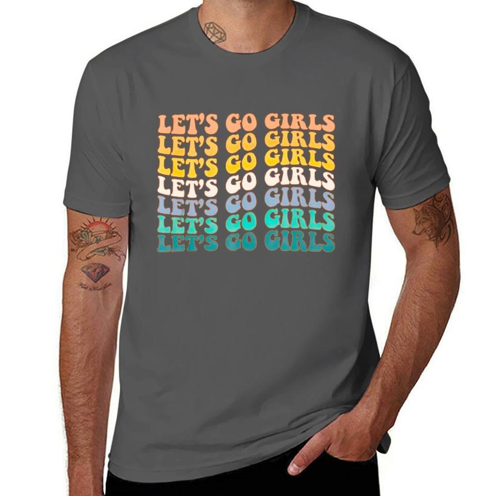 Lets Go Girls Tee Country Music Girl Shania Tee Tshirt Plus Size Solid Color Tshirt