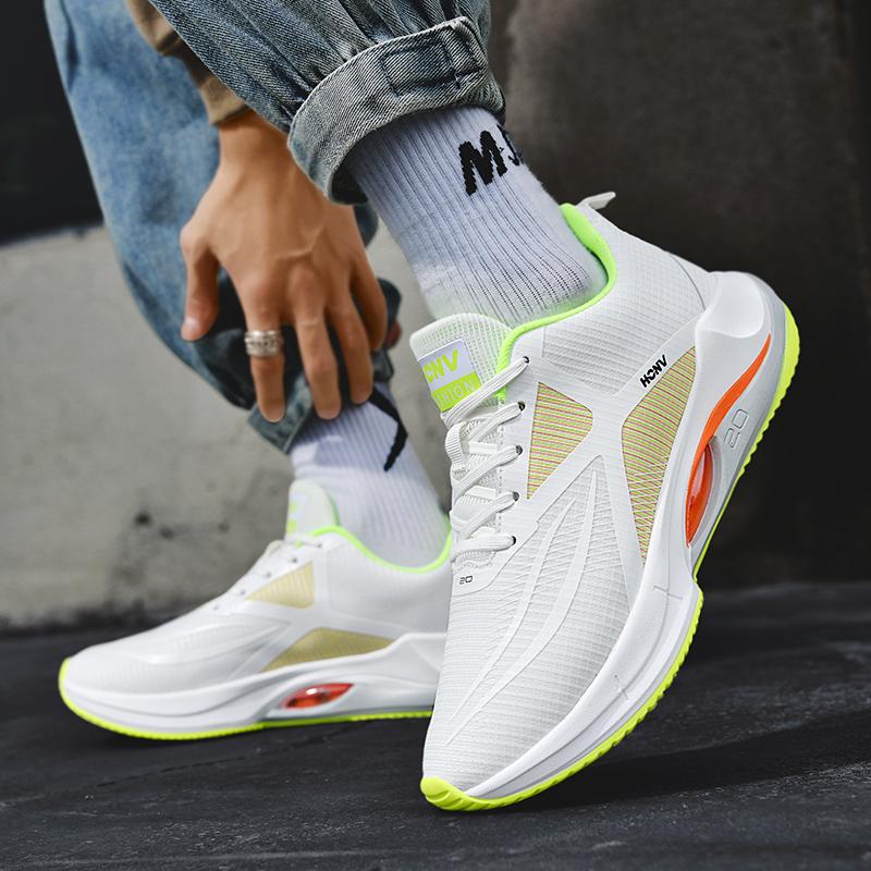 Herren Freizeit-Sneaker Frühling Sommer atmungsaktiv leicht Outdoor Renn-Laufschuhe Mode Studenten weiche Sohle Geschwindigkeits-Laufschuhe