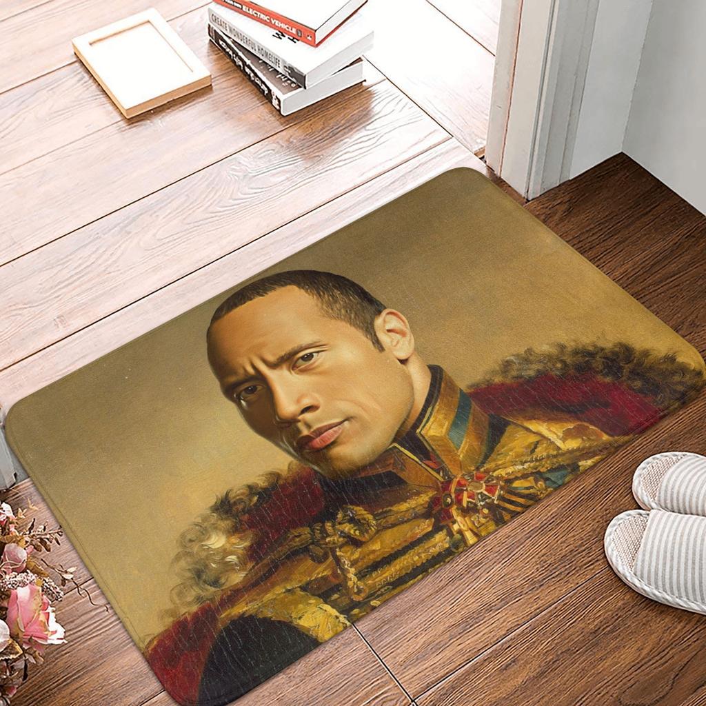 Dwayne The Rock Johnson Meme Doormat Mat Anti-Slip  Bathroom Kitchen Bedroom Rug Carpet 40*60cm