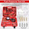 Fuel Injection Pressure Tester Kit TU443 0-140PSI 0-10Bar Automotive Fuel Pressure Gauge Complete Kit