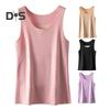 Women's Thermal Vest Seamless Plush Tank Top with Belly And Back Warm Patch Autumn Winter Sleeveless Velvet Undershirt for Bedroom Home