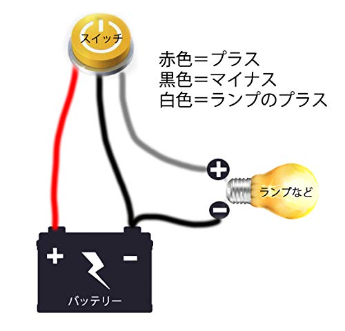 VISPREA Metallknopf mit LED-Licht Universeller Lenkerschalter Zentral