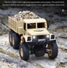 RC Car Military Truck 2.4G Remote Control Off-Road Vehicle 6-Wheel 4-Wheel Drive Simulation Car Model, Kids Gift, Educational Toy (Green)