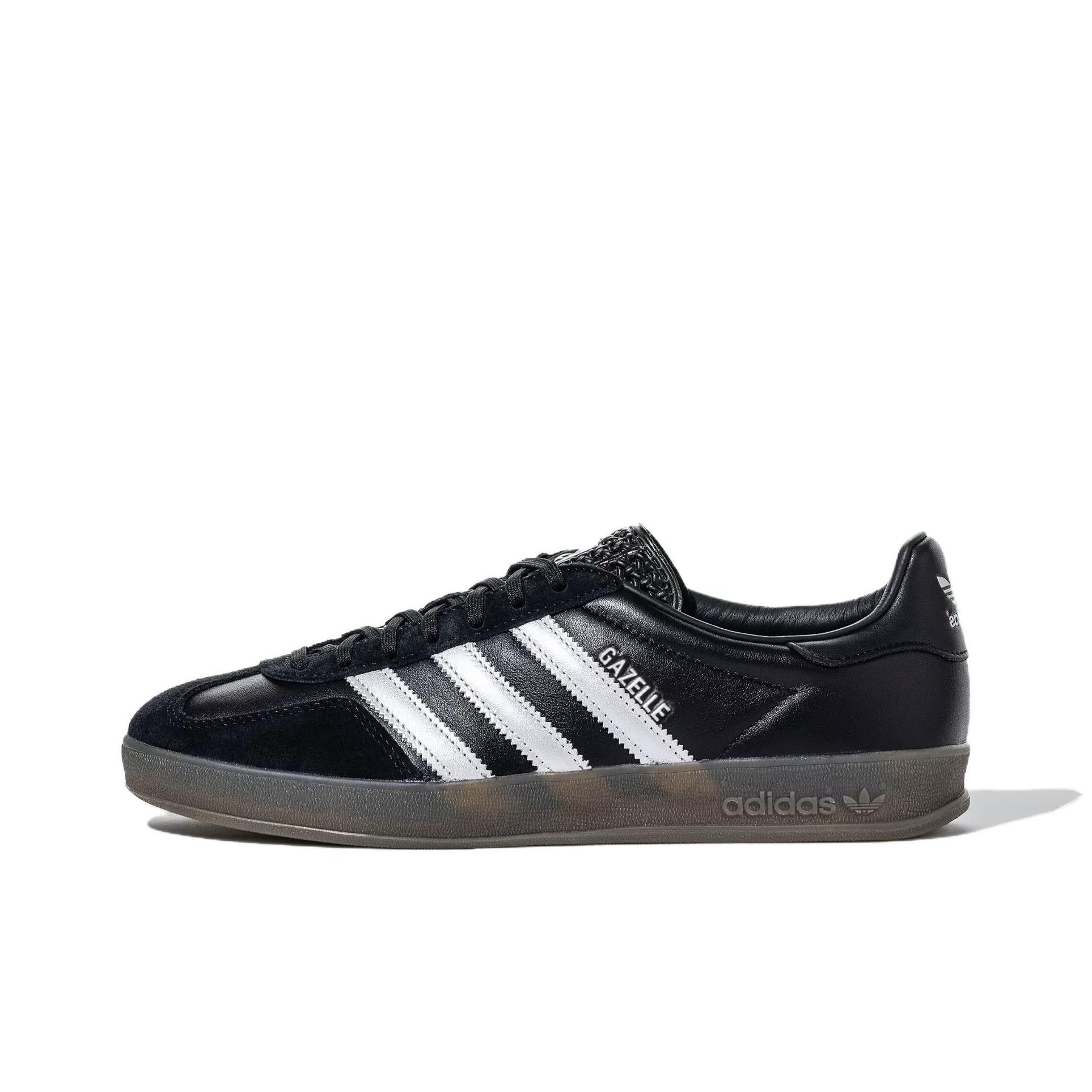 

Adidas Originals Gazelle Indoor Low Top Skate Shoes Unisex Sneakers Black JH8837 42