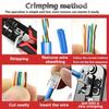 Professional Multifunctional RJ45 Network Crimping Tool, 8P6P Cable Stripper And Cutter For Home Monitoring Room Wiring Repair Work