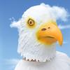 White Eagle Mask Latex Animal Head Mask For Costume Parties And Halloween Celebrations