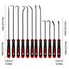 12 Pieces Automotive Alloy Head Screwdriver Hook and Pick Tool Set for Vehicle Car Sedan Scooter SUV Furniture Workshop Garage