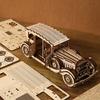 3D Wooden Puzzle Classic Car Model Assembly Retro Vintage Vehicle Toys DIY Educational Building Sets Gifts for Kids Adults