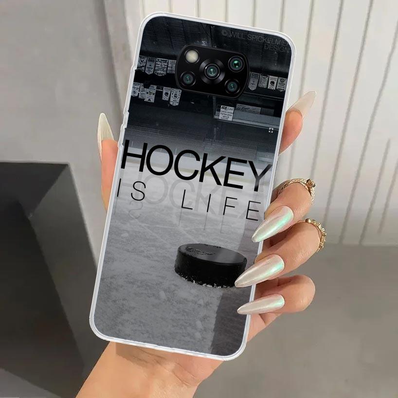 Ice Hockey Rink Sport Phone Case for Xiaomi Poco X7 X6 X5 X4 X3 Nfc F7 Ultra F6 F5 Pro F4 GT F3 M6 M5S M4 M3 Soft Print Shell X7