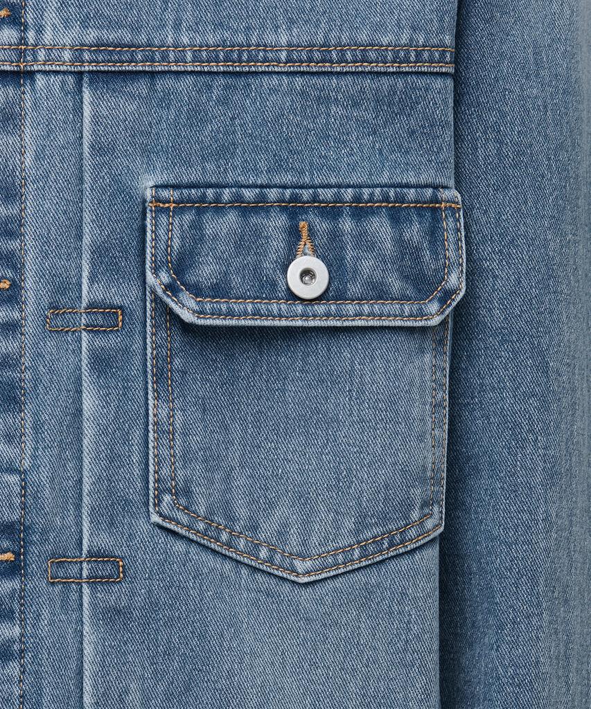 Musinsa Standard Relaxed Denim Trucker Jacket 2 [Light Indigo]