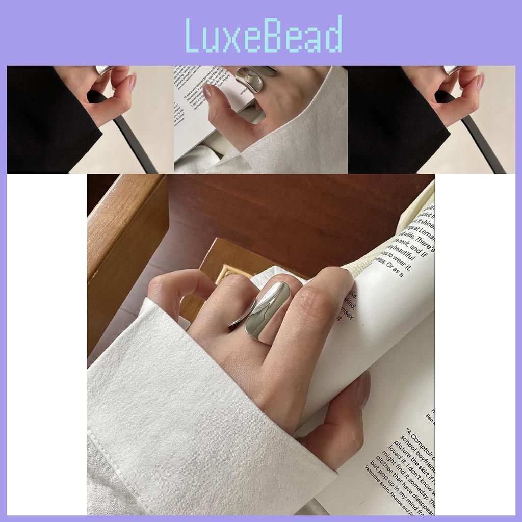 Trendy Korean Inspired Geometric Adjustable Copper Ring For Women Perfect For Casual Chic Style