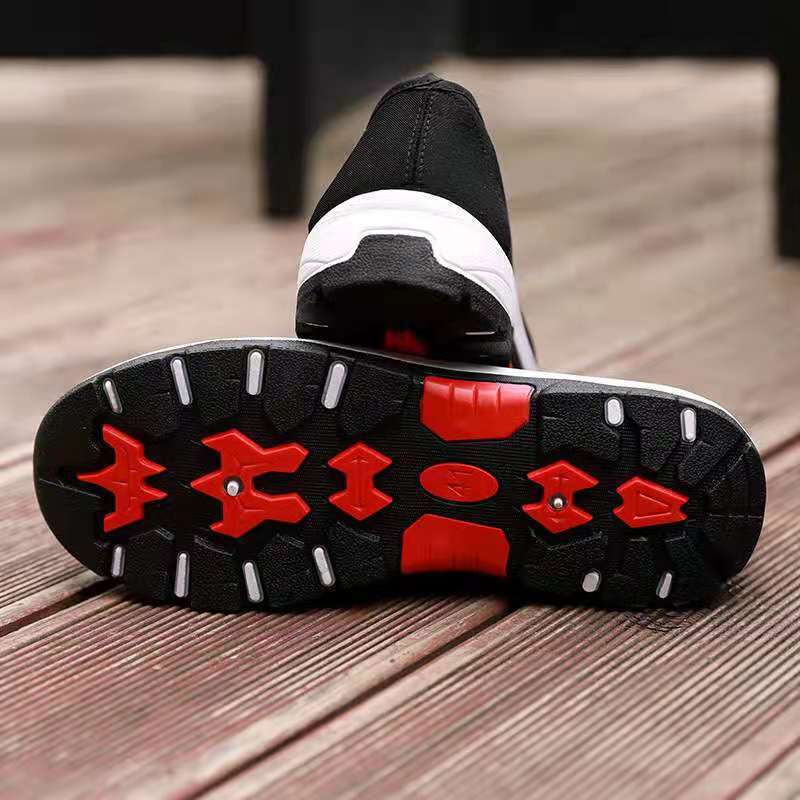 Mountaineering towel men's shoes 2025 summer new old Beijing cloth shoes one pedal lazy shoes men's casual shoes