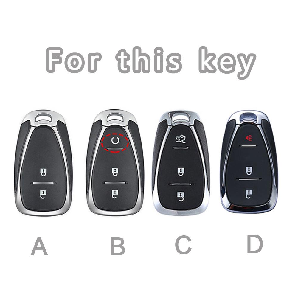 2/3/4 Button TPU Remote Car Key Shell Cover for Chevrolet Cruze Malibu Camaro Equinox Smart Key Case Fob Body Housing